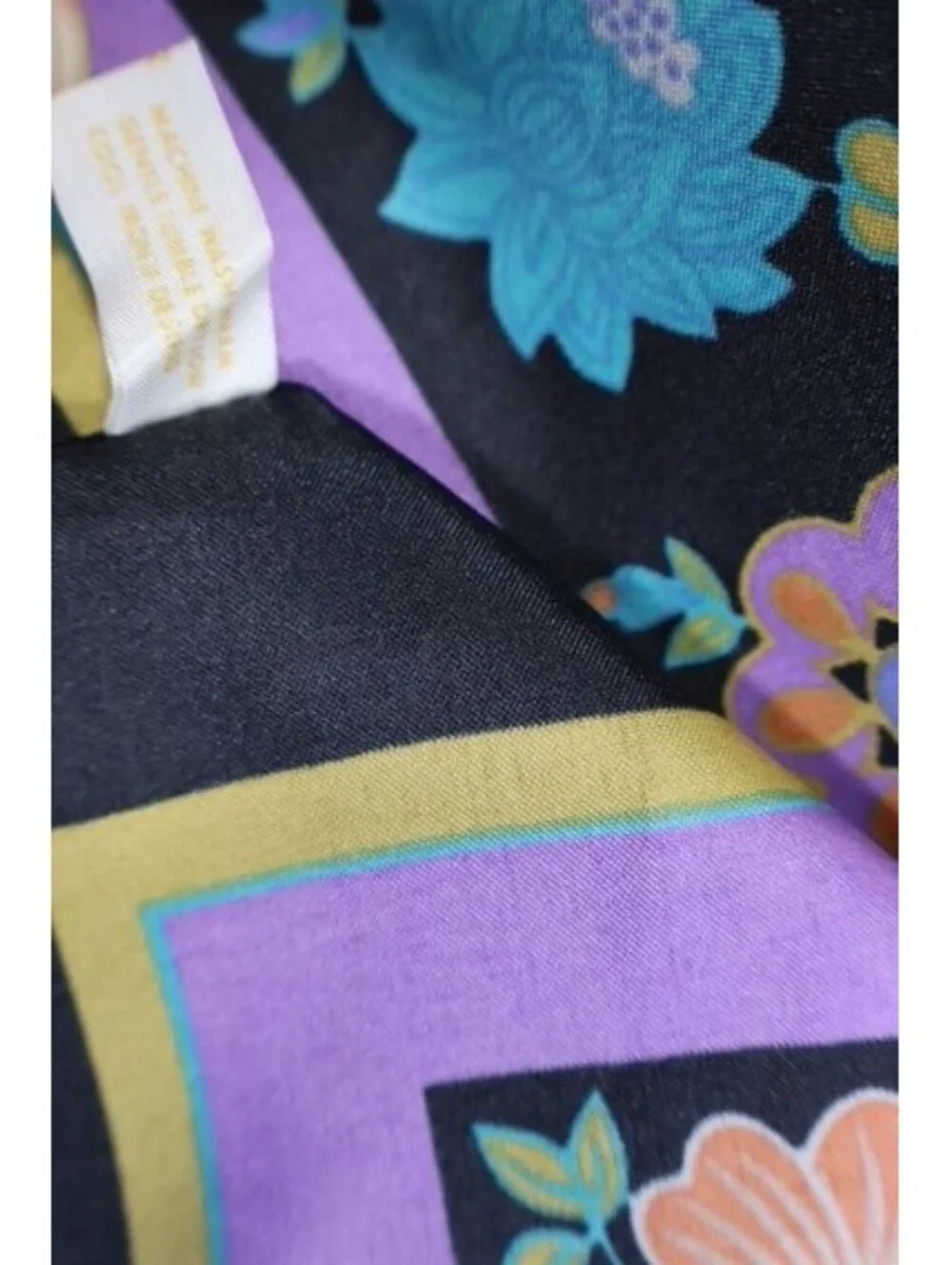 Set of Floral Pattern Polyester Women's Scarves